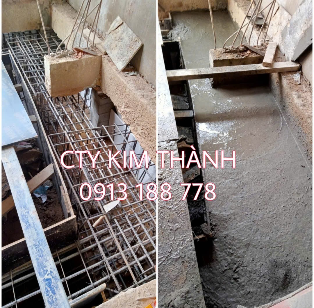 Gia cố móng nhà 