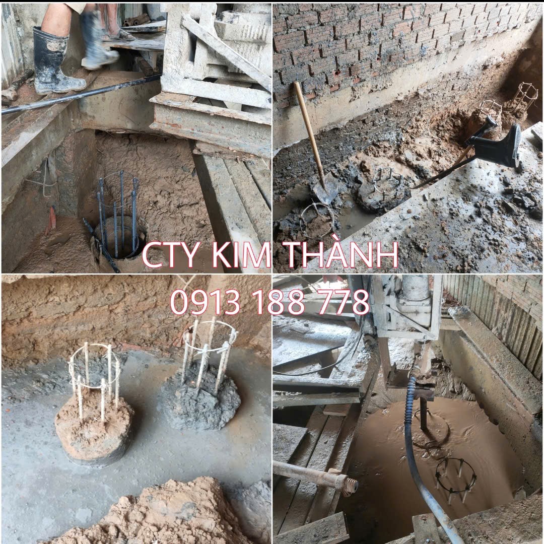 Gia cố móng nhà 