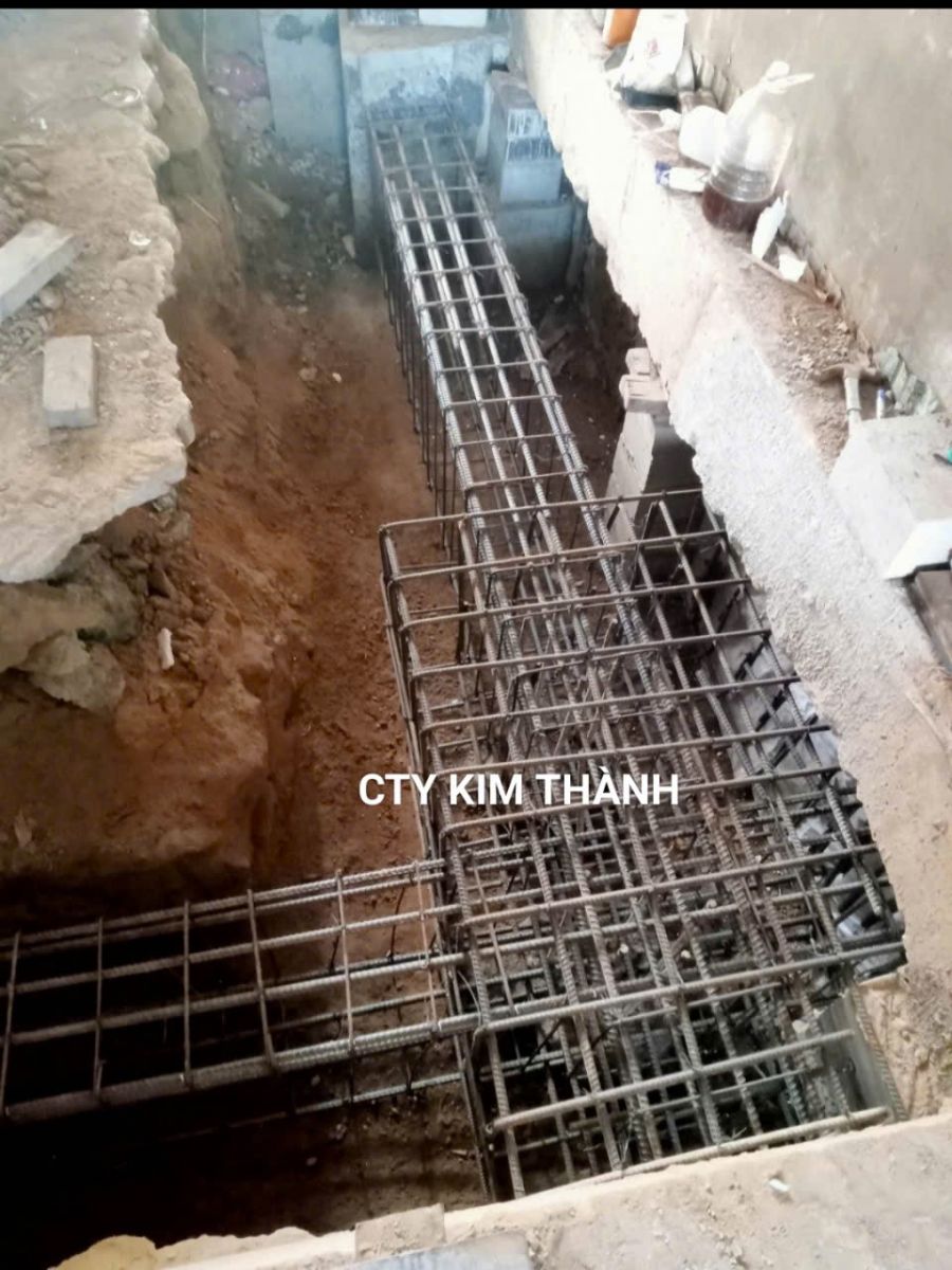 Gia cố móng nhà 