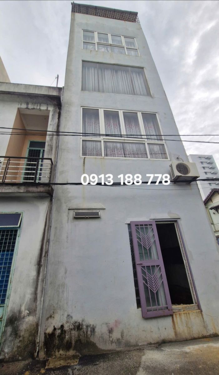 xử lý nhà 5 tầng nghiêng ở đà nẵng