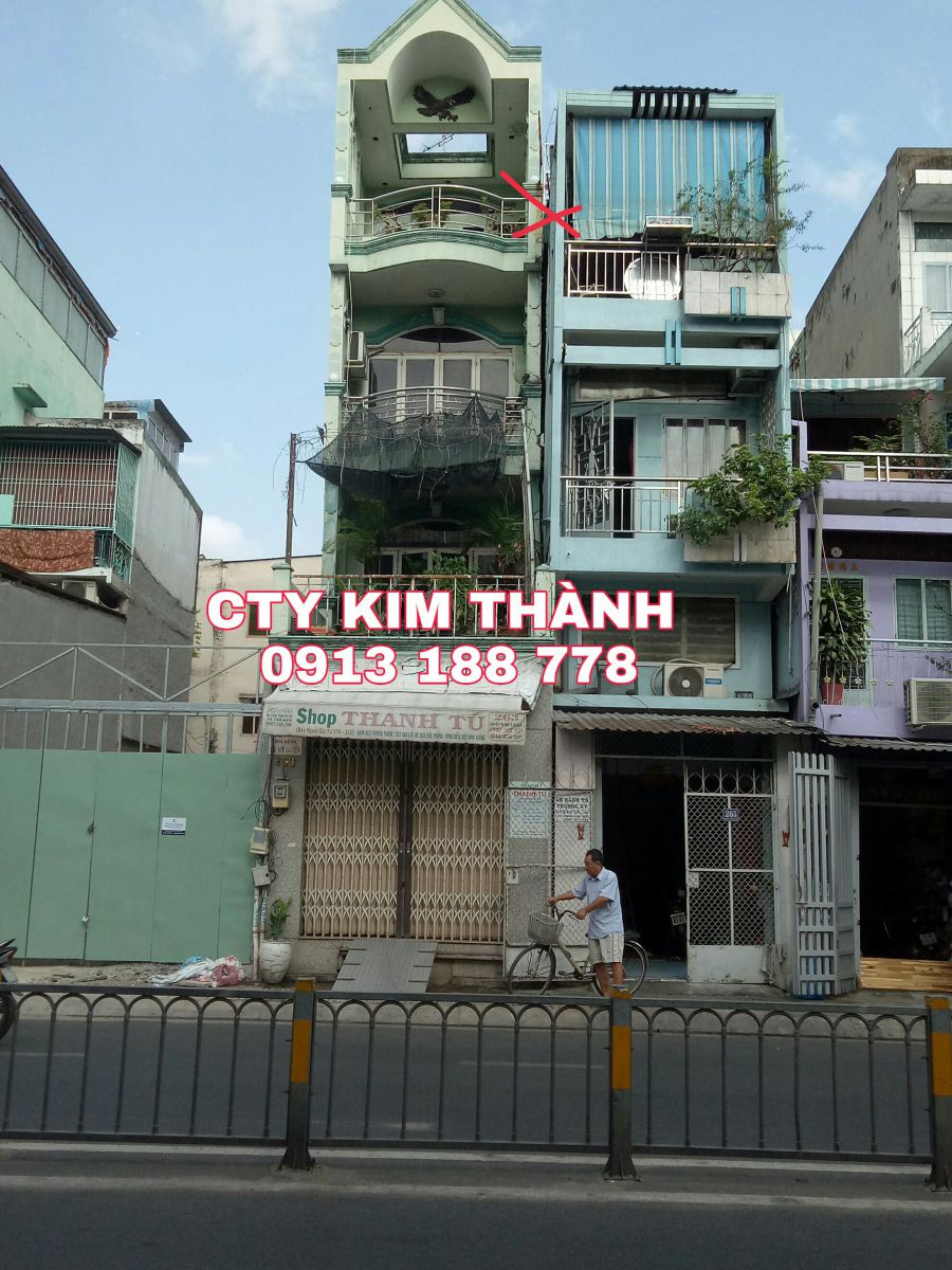 xử lý nhà nghiêng 