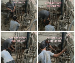 KHOAN CỌC NHỒI D400 - GIA CỐ MÓNG NHÀ - TP ĐÀ NẴNG 