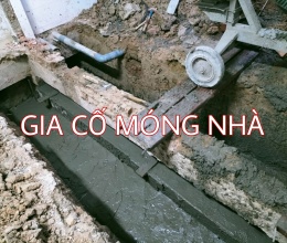 GIA CỐ MÓNG ĐƠN THÀNH MÓNG BĂNG 