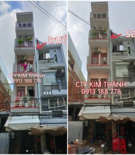 XỬ LÝ NHÀ NGHIÊNG - QUẬN 10 - TPHCM 